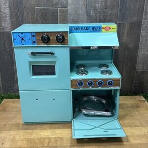 Vintage Kenner Easy Bake Kitchen Center Turquoise Betty Crocker Parts Repair